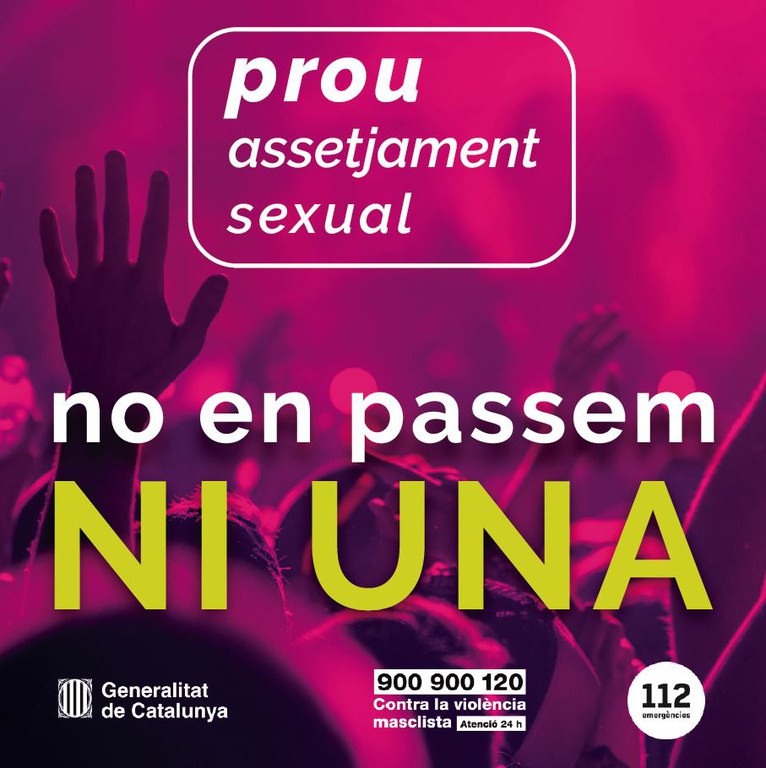 Adhesió al protocol de seguretat contra violències sexuals en entorns d'oci
