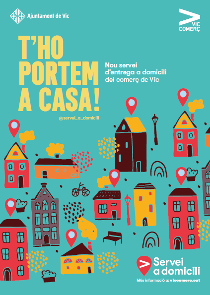 Activació del servei de repartiment de compres a domicili del comerç de Vic